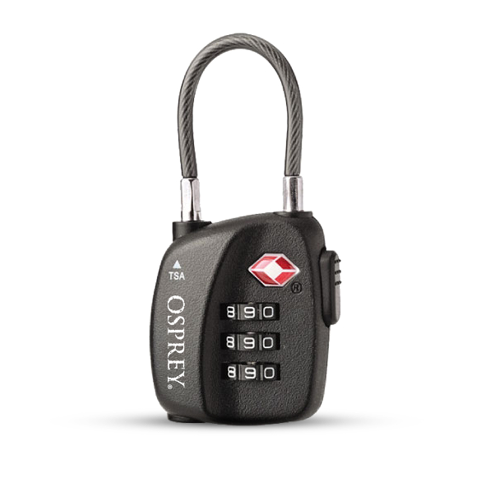 Osprey Travel Sentry® Cable Lock - Black (One Size) — Produkt — Zubehör — Modellvergleich — Belegsignale